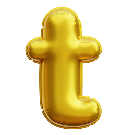 Alphabet T  3D Icon
