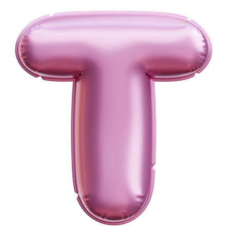 Alphabet T  3D Icon