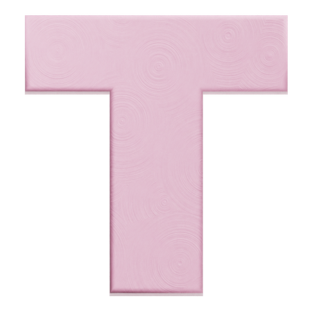 Alphabet T  3D Icon