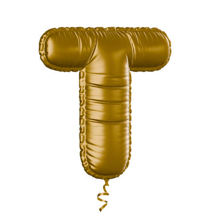 Alphabet T  3D Icon