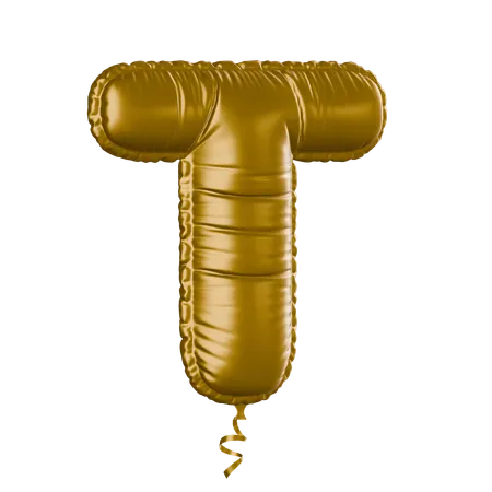 Alphabet T  3D Icon