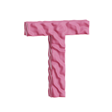 Alphabet T  3D Icon