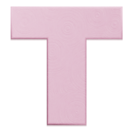 Alphabet T  3D Icon