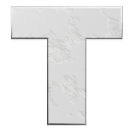 Alphabet T  3D Icon