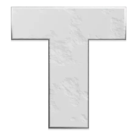 Alphabet T  3D Icon