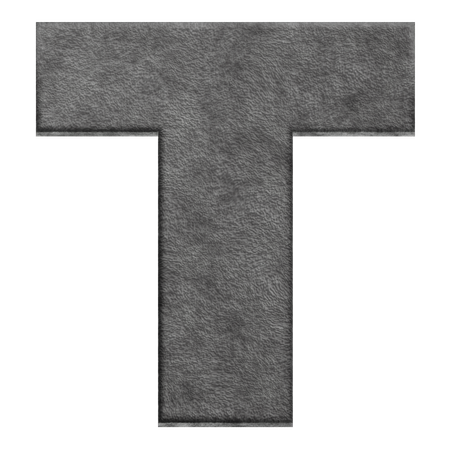 Alphabet T  3D Icon