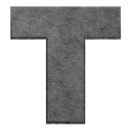 Alphabet T  3D Icon