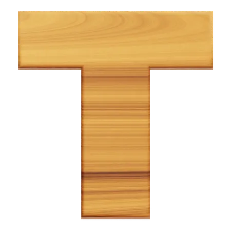 Alphabet T  3D Icon