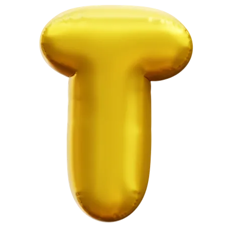 Alphabet T  3D Icon