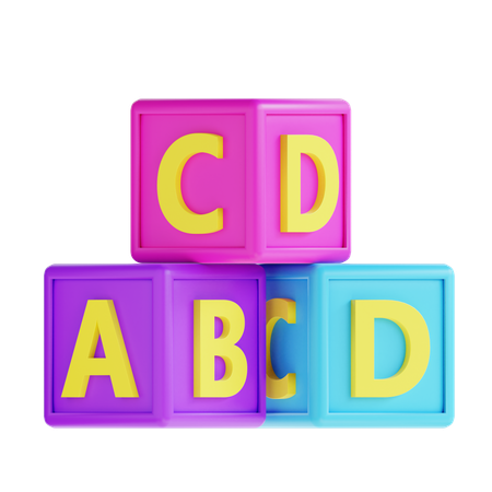 Alphabet Toys  3D Icon