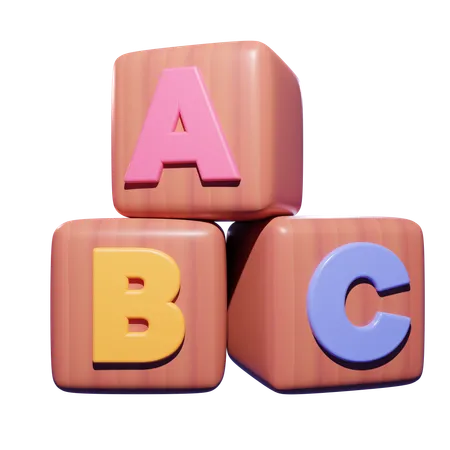 Alphabet Kid Toys 3 D Icon 3D Icon