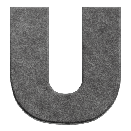 Alphabet U  3D Icon