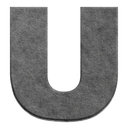 Alphabet U  3D Icon