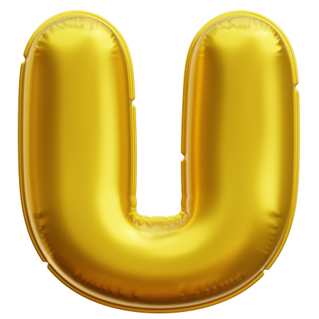 Alphabet U  3D Icon