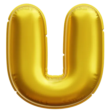 Alphabet U  3D Icon