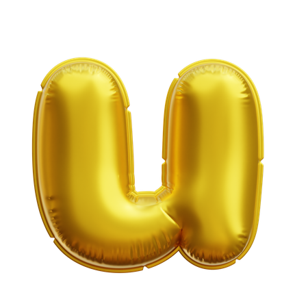 Alphabet U  3D Icon
