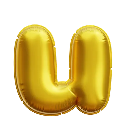Alphabet U  3D Icon