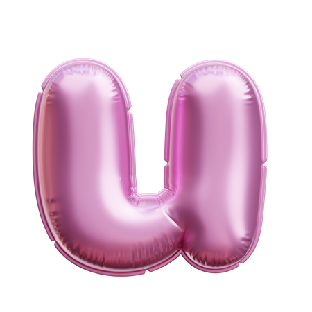 Alphabet U  3D Icon