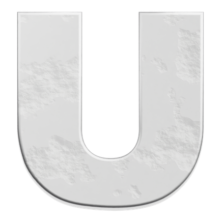 Alphabet U  3D Icon