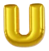 Alphabet U Balloon