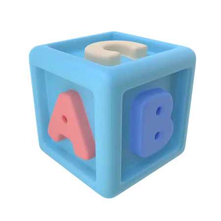 Alphabet-Würfel  3D Icon