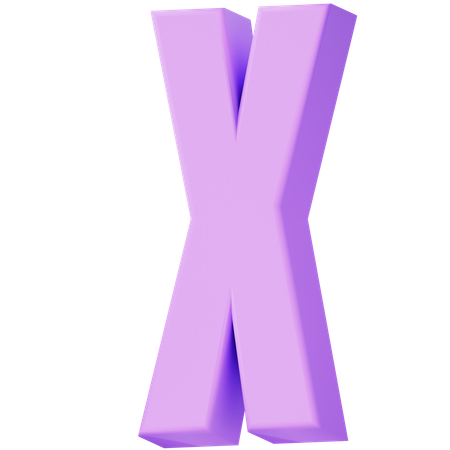 Alphabetx  3D Icon