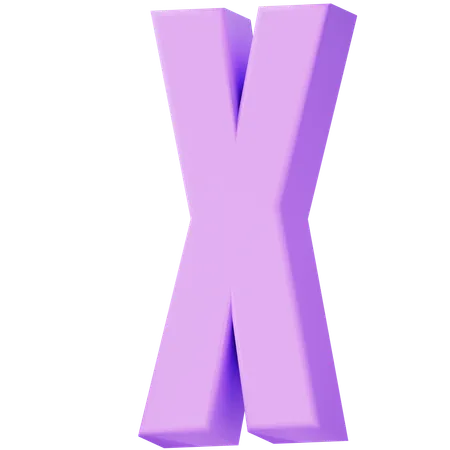 Alphabetx  3D Icon