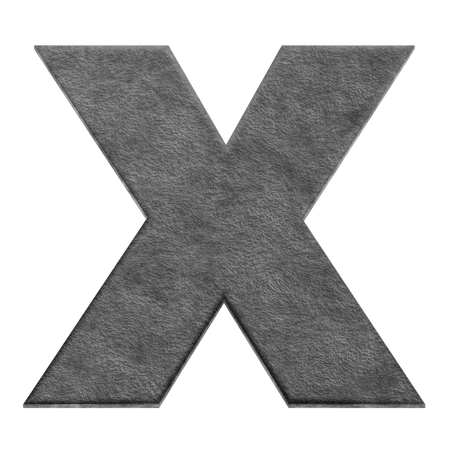 Alphabet X  3D Icon