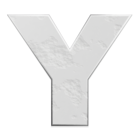 Alphabet Y  3D Icon