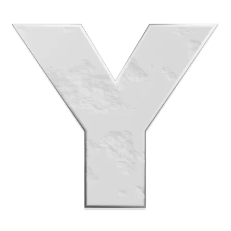 Alphabet Y  3D Icon