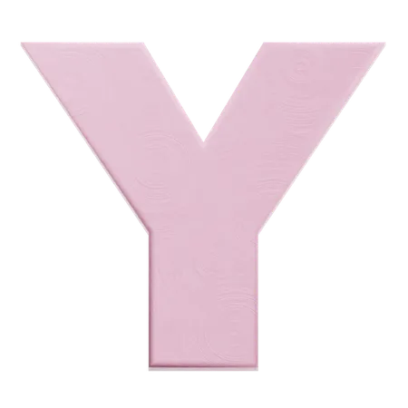 Alphabet Y  3D Icon