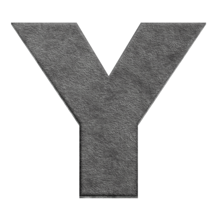 Alphabet Y  3D Icon