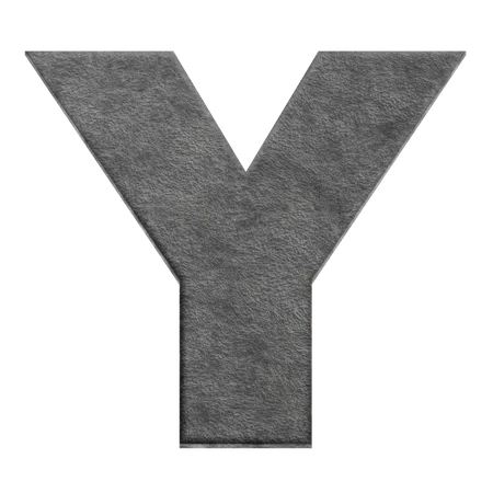 Alphabet Y  3D Icon