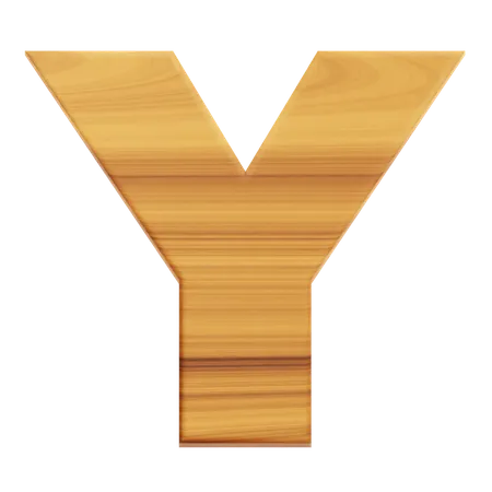 Alphabet Y  3D Icon