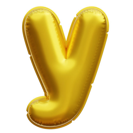 Alphabet Y  3D Icon