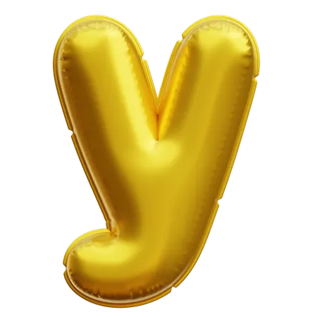 Alphabet Y  3D Icon
