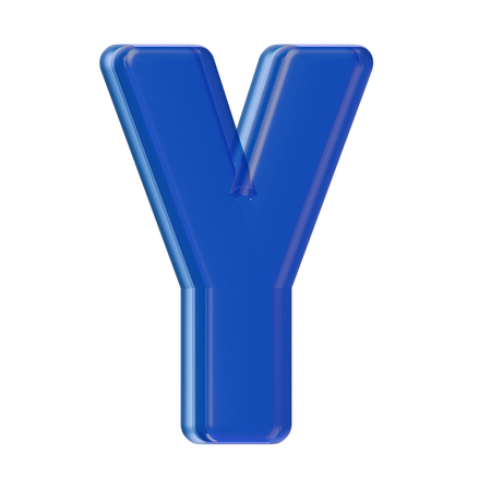 Alphabet Y  3D Icon
