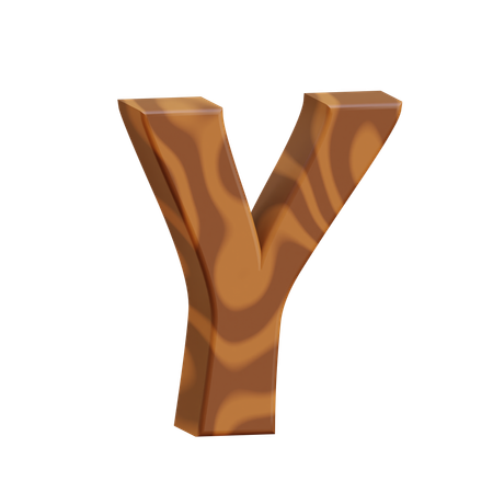 Alphabet Y  3D Icon