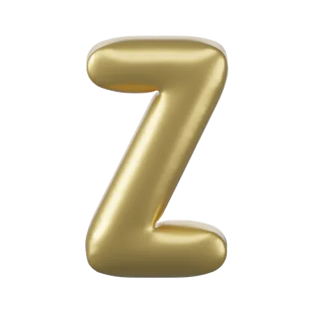 Alphabet Z  3D Icon