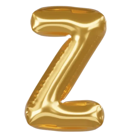 Alphabet z  3D Icon