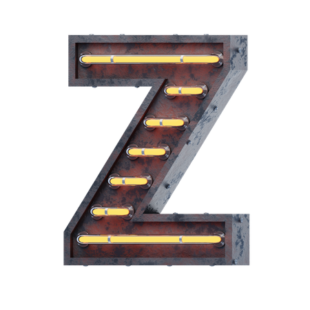 Alphabet z  3D Icon