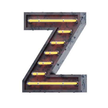 Alphabet z  3D Icon