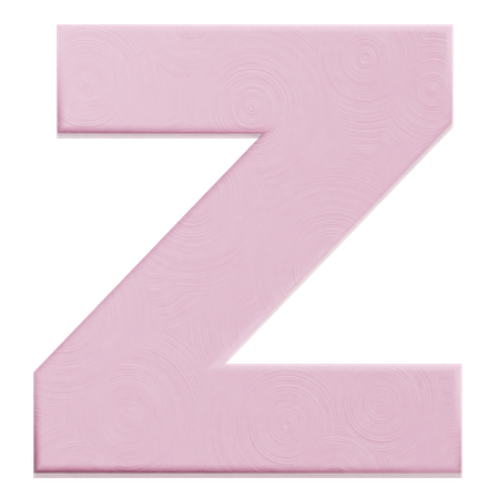 Alphabet z  3D Icon