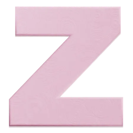 Alphabet z  3D Icon