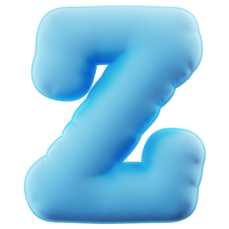 Alphabet z  3D Icon