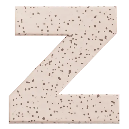 Alphabet Z  3D Icon