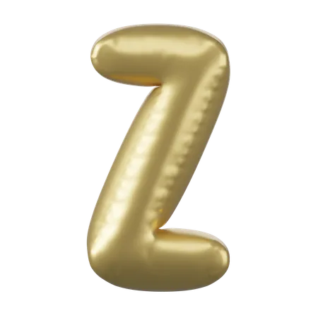 Alphabet Z  3D Icon