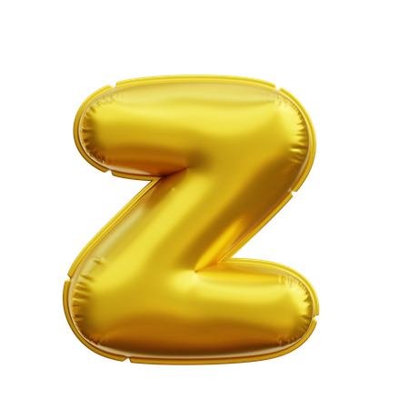 Alphabet Z  3D Icon