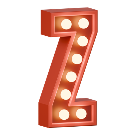 Alphabet Z  3D Icon