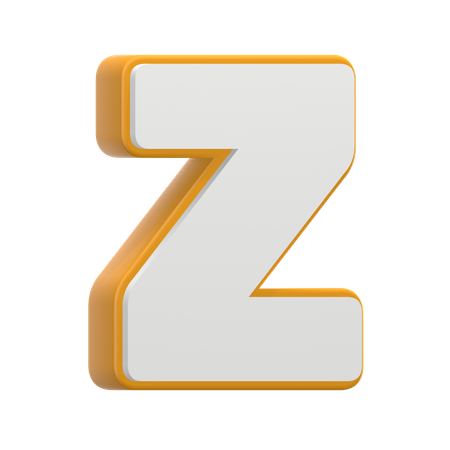 Alphabet Z  3D Icon